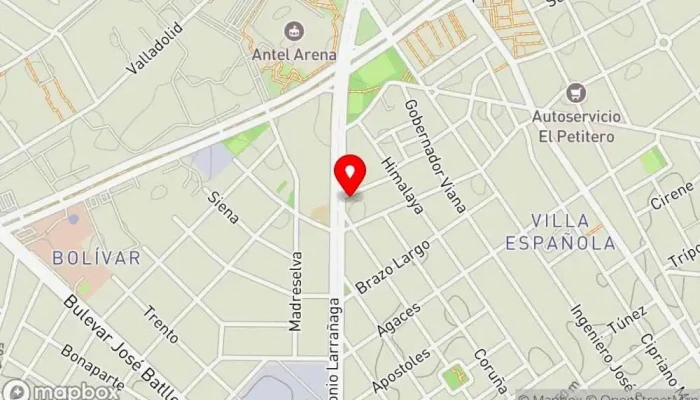 mapa de La 32 Bar en Montevideo