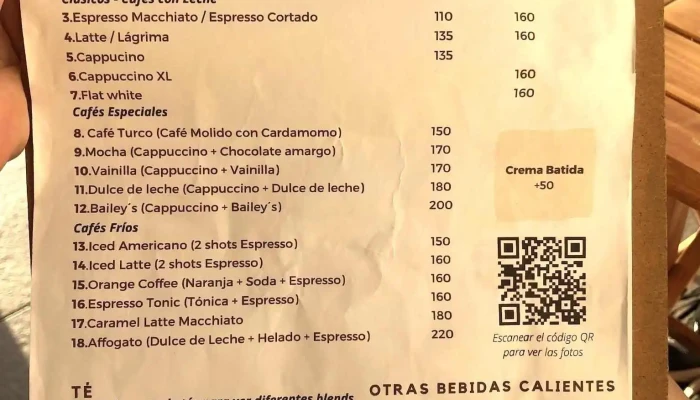 La Beduina Deli Cafe Menu - Cafetería