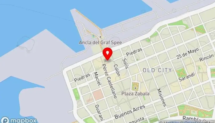 mapa de La Café Record's Cafetería en Montevideo