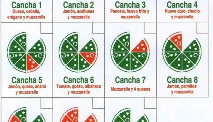 La Cancha Pizza:  Menu