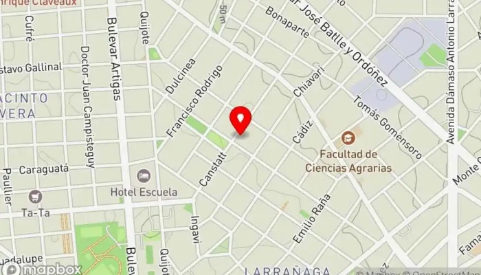 mapa de La Cantina del Urreta F.C. Bar en Montevideo