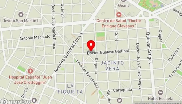 mapa de La cantina resto bar Pub restaurante en Montevideo