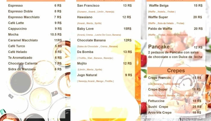 La Casa Del Cafe Menu - Cafetería