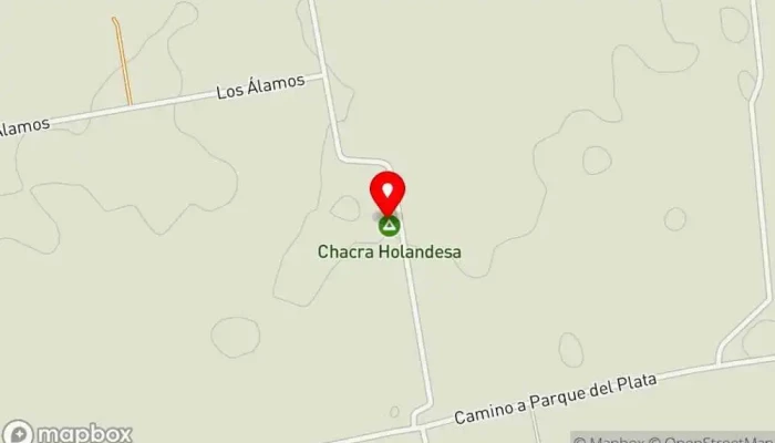 mapa de La Chacra Holandesa Bed & Breakfast, Camping, Apartamento turístico en Estación Atlántida