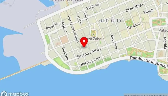 mapa de La Chela Cafetería y Restobar Restaurante en Montevideo