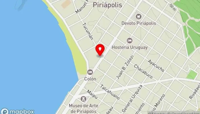 mapa de La chispa del sabor Bar en Piriápolis