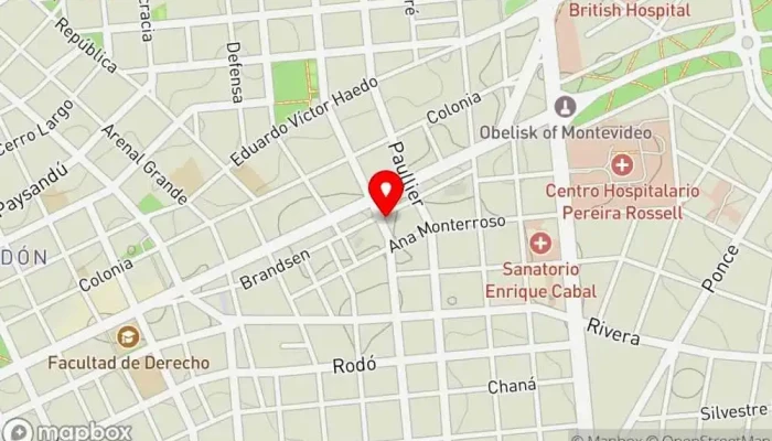 mapa de La Cigale Heladería en Montevideo