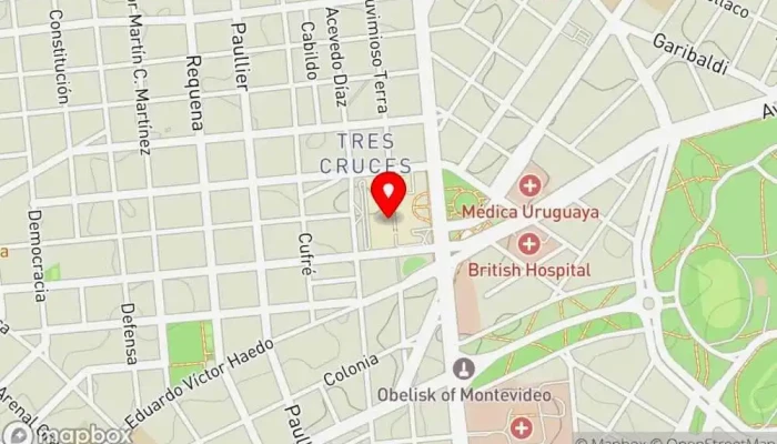 mapa de La Cigale Heladería en Montevideo