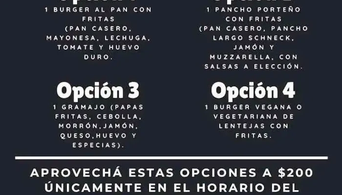 La Cocina Del Padrino:  Menu