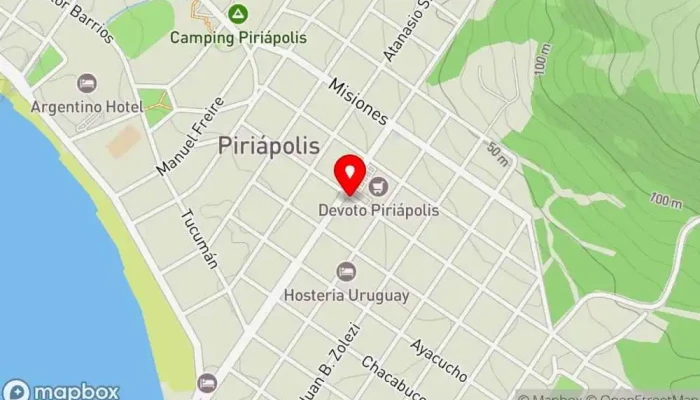 mapa de LA COLMENA Panadería en Piriápolis