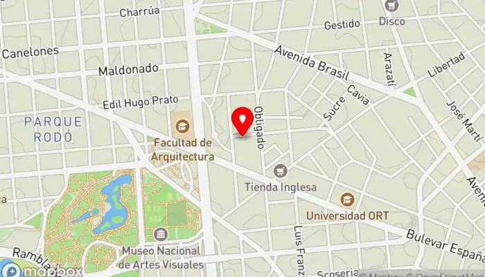 mapa de La Commedia Restaurante en Montevideo