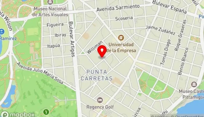 mapa de La Criolla Parrilla, Restaurante, Restaurante uruguayo en Montevideo