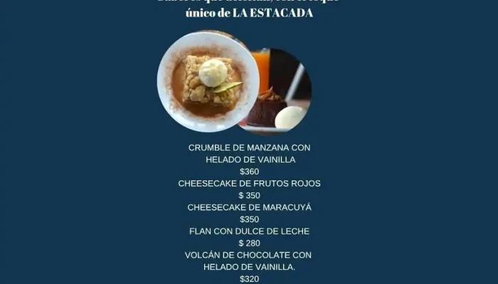 La Estacada:  Menu - Restaurante