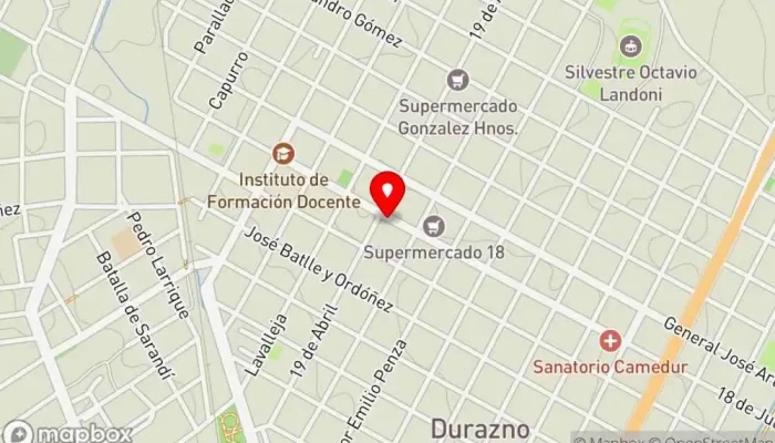 mapa de La Farola Restaurante en Durazno