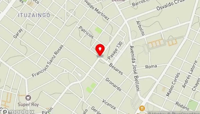 mapa de La Flechada Restaurante de comida rápida en Montevideo