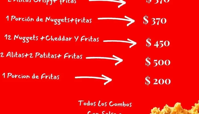 La Floresta Chicken:  Menu