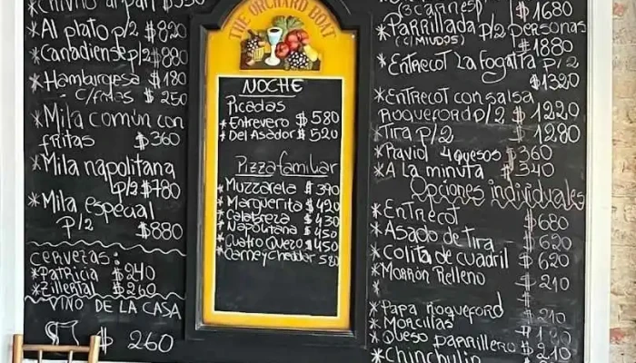 La Fogatta:  Menu