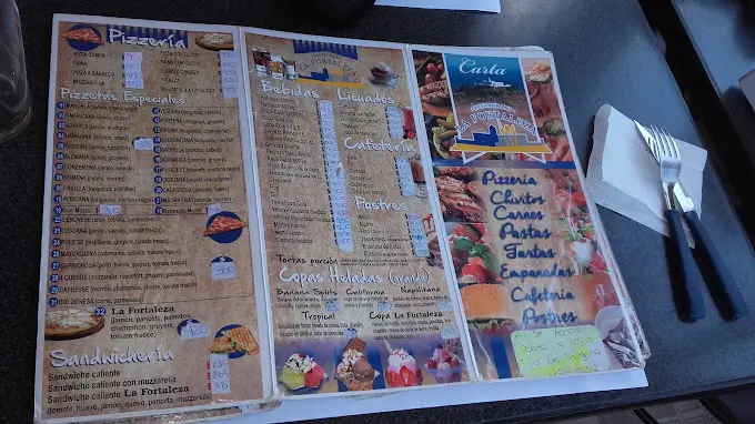 La Fortaleza Pizzeria:  Menu 1 - Restaurante