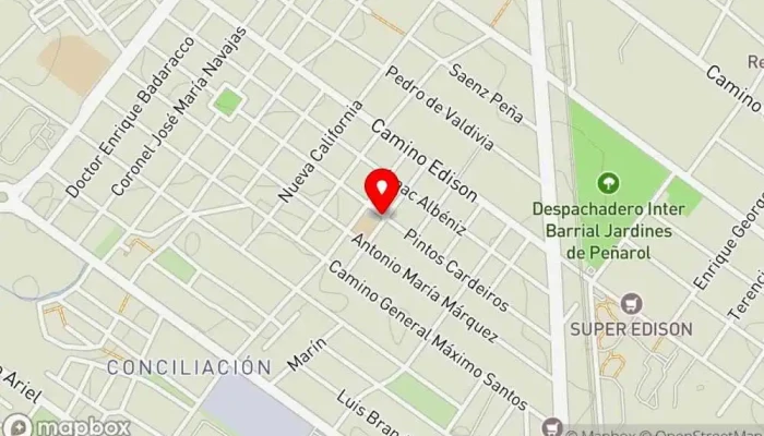 mapa de La ganadera Restaurante familiar en Montevideo