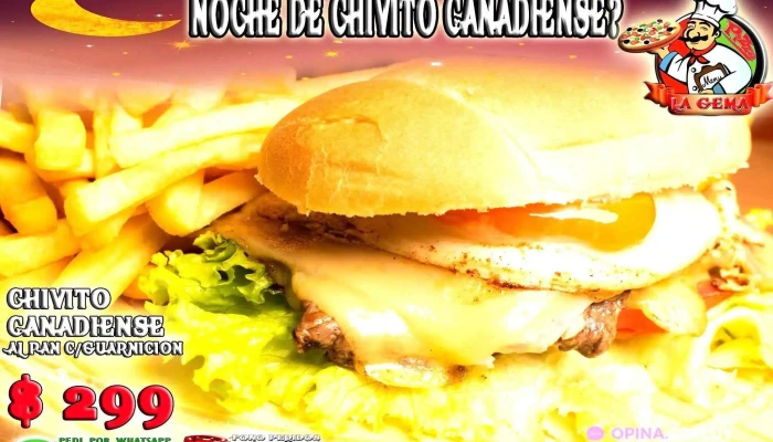 La Gema:  Hamburguesa - Restaurante