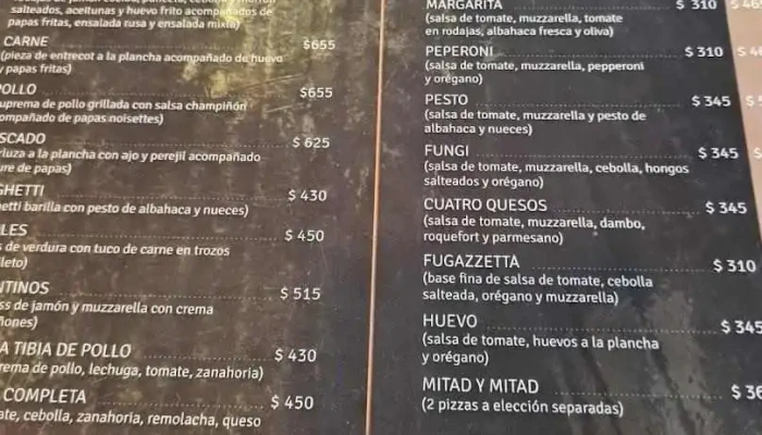 La Giralda:  Menu - Bar