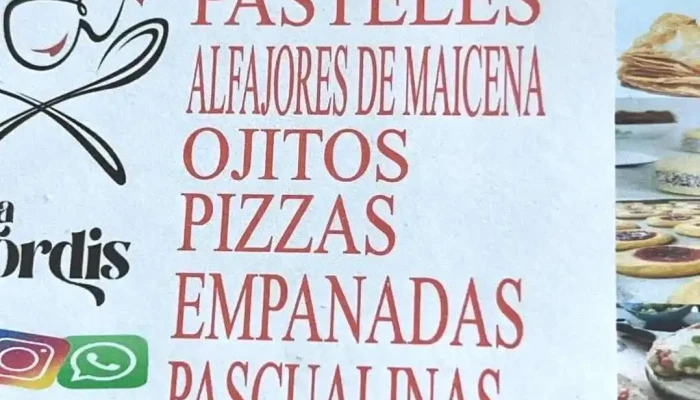 La Gordis Carrito:  Menu