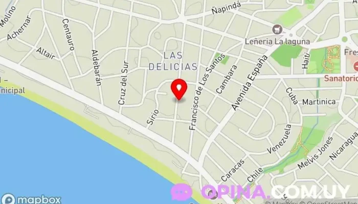 mapa de La Herradura Spanish School Punta del Este Academia de idiomas, Institución educativa, Centro escolar en Maldonado