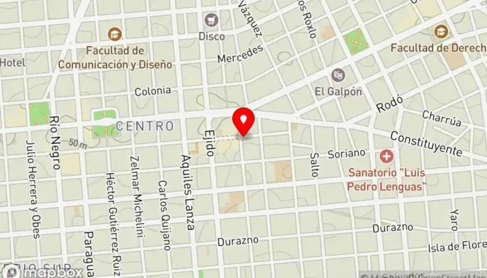 mapa de La Iberica, dos platos Restaurante en Montevideo