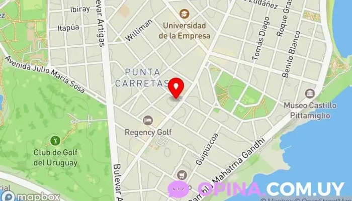 mapa de La Licorne, Libreria Viva Comercio en Montevideo