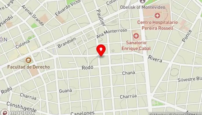 mapa de La Marañada Parrilla, Restaurante en Montevideo