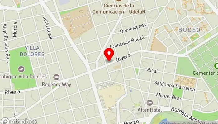 mapa de La Mondiola Restaurante en Montevideo