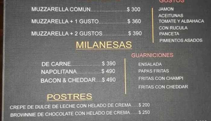 La Negra Restopub Menu - Restaurante