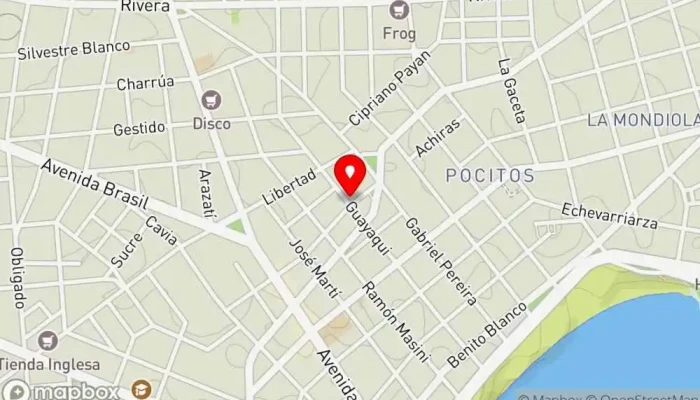 mapa de La Nueva Parrilla Parrilla en Montevideo