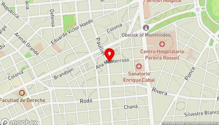 mapa de La Ochava Restaurante en Montevideo