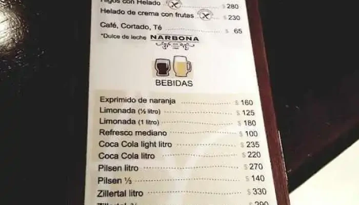 La Otra:  Parrilla Menu