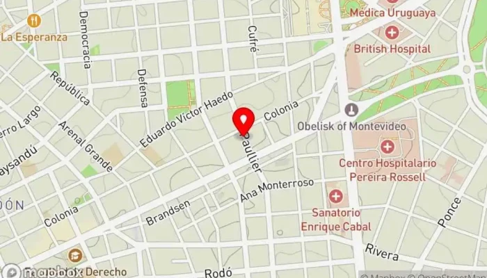 mapa de La Palma de Oro - Panadería y Rotisería Panadería en Montevideo