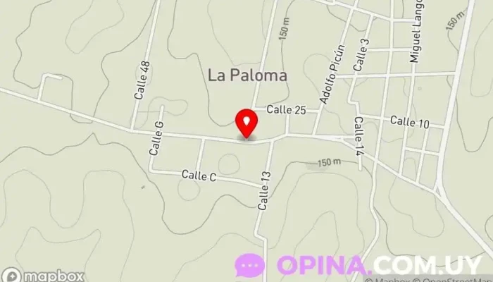 mapa de La Paloma  en La Paloma