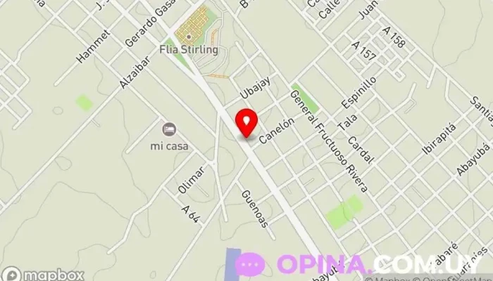 mapa de LA PAPELERÍA Librería en Fray Bentos