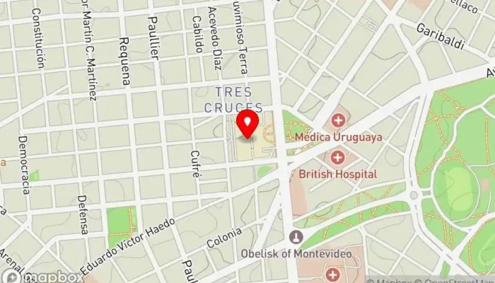 mapa de La Pasiva Restaurante en Montevideo