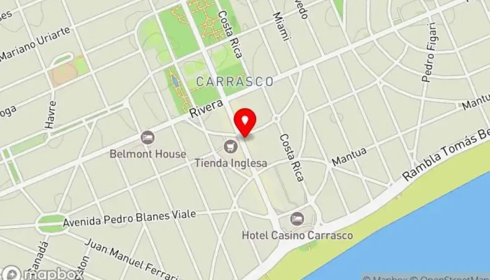 mapa de La Pasiva Restaurante de comida rápida, Restaurante en Montevideo