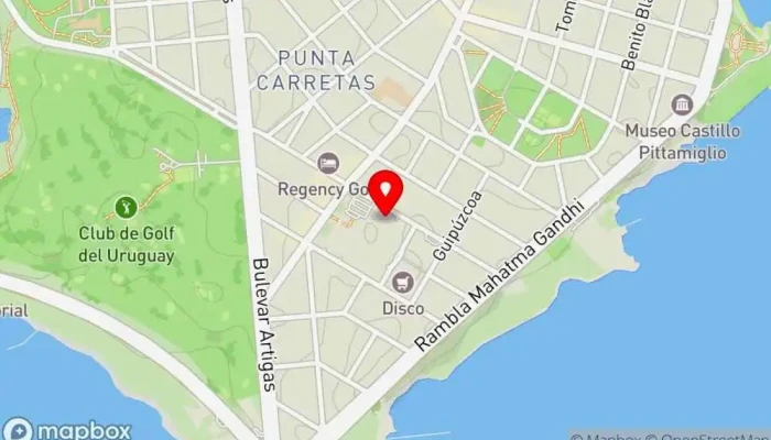 mapa de La Pasiva Restaurante de comida rápida en Montevideo