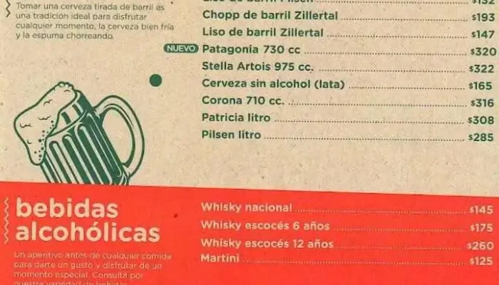 La Pasiva Menu - Restaurante de comida rápida