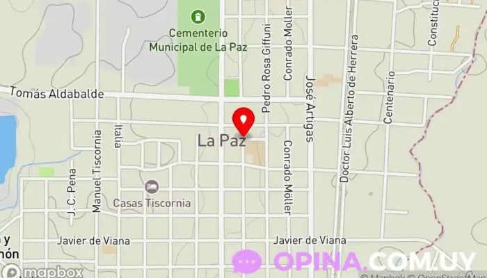 mapa de La paz Urbanización en La Paz