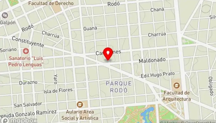 mapa de La Piqué House Bar en Montevideo