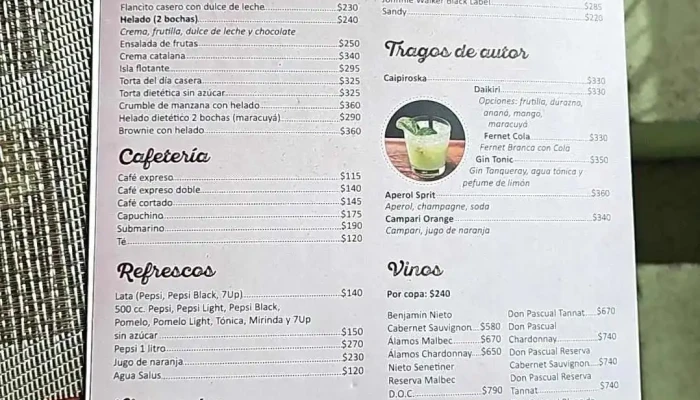 La Pizzarrita:  Menu - Restaurante de comida rápida