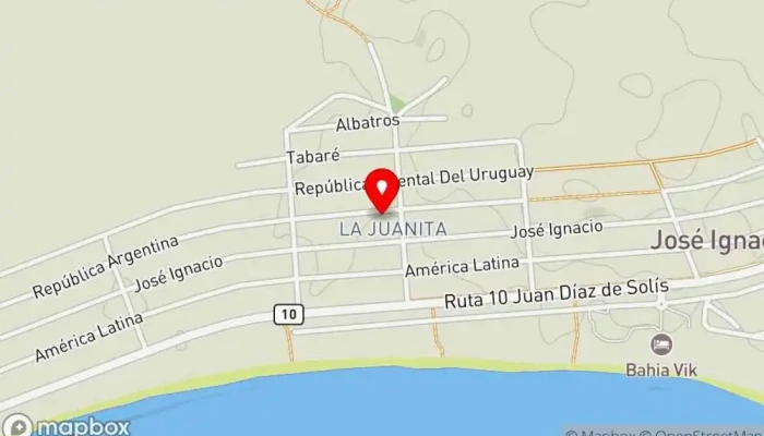 mapa de La Posadita Hotel en La Juanita