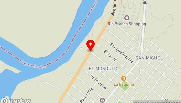 mapa de La Posta Club nocturno en Rio Branco