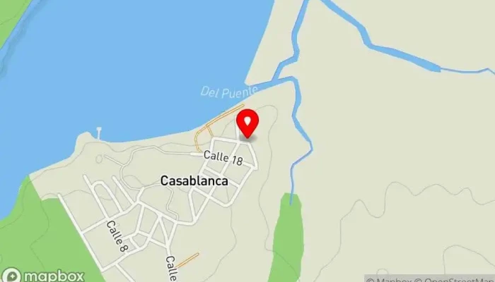 mapa de La Pulpería Restaurante en Casablanca