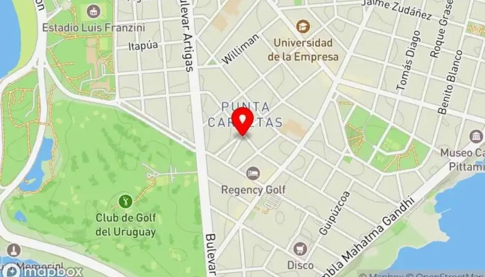 mapa de La Pulpería Parrilla en Montevideo