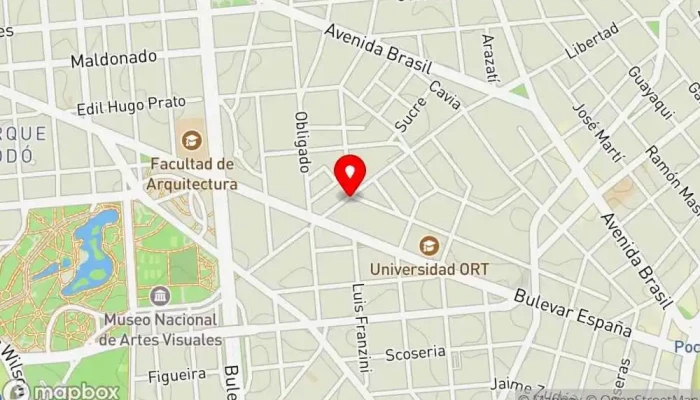 mapa de La Resistance Boulangerie Panadería en Montevideo